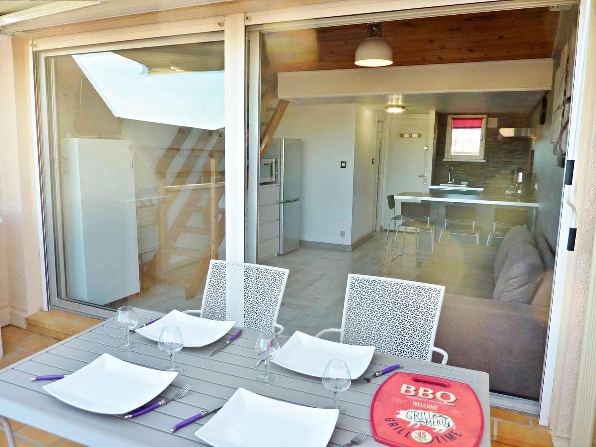 דירות Duplex Renove Avec Clim, Terrasse Et Parking A Marseillan - Fr-1-387-162 מראה חיצוני תמונה